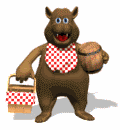 bear carry picnic basket md wht