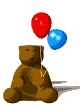 teddy bear balloon md wht