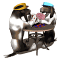 basset hounds playing poker md wht
