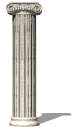 ionic greek column showcase md wht