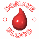 donate blood drop rippling md wht