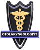 medical sign otolaryngologist md wht