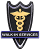 medical sign walk in services md wht