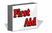 spinning first aid box top view md wht