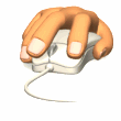 hand mouse left click md wht