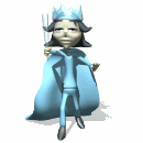 ice queen waving wand md wht