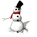 snowman melting md wht