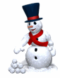 snowman throwing snowballs md wht