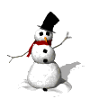 snowman waving md wht