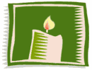 green cartoon candle md wht