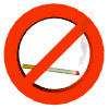 no smoking cigarette md wht