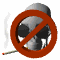 skull no smoking cigarette md wht