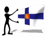 finland state flag fa md wht
