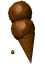 chocolate ice cream cone drip md wht