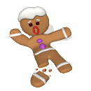 gingerbread man with broken leg md wht