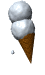 vanilla ice cream cone drip md wht