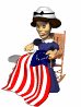 betsy ross with flag sm wht