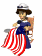 betsy ross with flag ty wht
