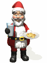 santa holding milk and cookies md wht