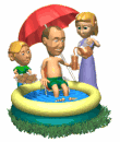 father family kid pool relax md wht