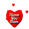 love you mom heart md wht