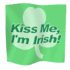 kiss me im irish banner md wht