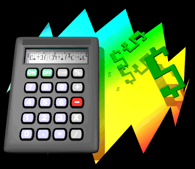 calculator dollars hg blk