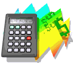 calculator dollars lg wht