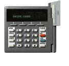 electronic credit card machine swipe md wht
