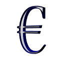 euro symbol rotating md wht