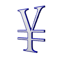 japanese yen symbol rotating md wht