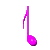 purple eighth note md wht