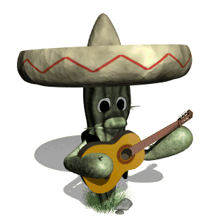 cactus playing guitar hg wht