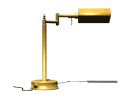 desk lamp gold on off md wht