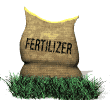 fertilizer bag in grass md wht