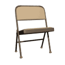 chair folding md wht