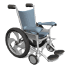 wheelchair rolling md wht