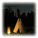 teepee campfire md wht