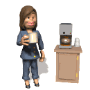 businesswoman drinking coffee md wht