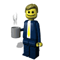 toy businessman morning coffee md wht