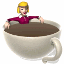 woman relaxing coffee mug md wht