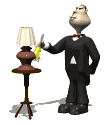 butler dusting lamp md wht