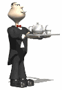 butler serving tea md wht