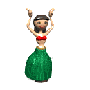 hula girl skirt moving md wht