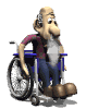 elderly man wheel chair md wht