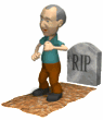 retired man dancing grave md wht