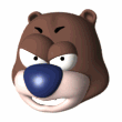 bear angry md wht