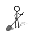 stickman shoveling md wht