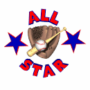 all star baseball stars rotating md wht