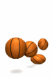 four bouncing basketballs md wht
